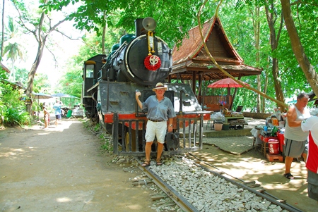 Ron and an old train.