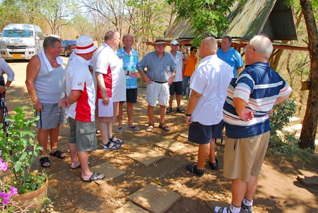 Bert starts the tour.