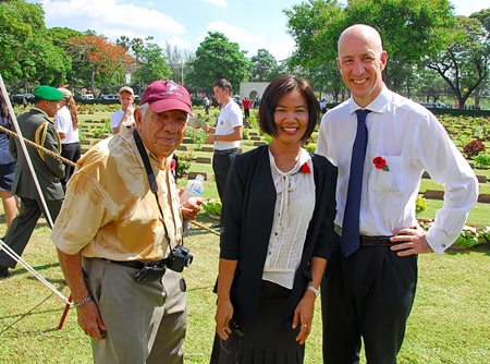 Eddy, Mrs. Derek Brook and the Ambassador of the U.K were there.