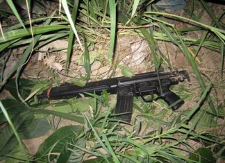 Police found the assault weapon used in the shooting still at the scene.