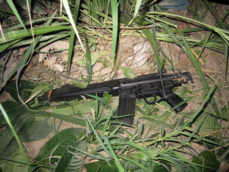 Police found the assault weapon used in the shooting still at the scene.