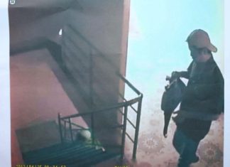 CCTV cameras captured a clear picture of a burglar in his mid-30s who calmly strolled out of the garage and away with the loot.