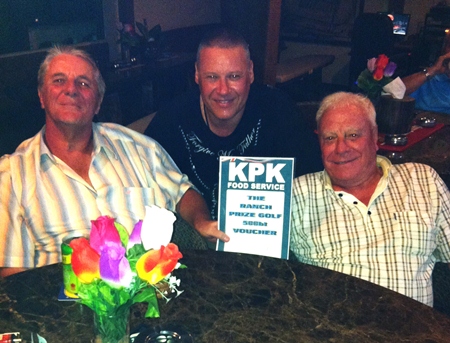 Peter Habgood (left) wins the KPK voucher.