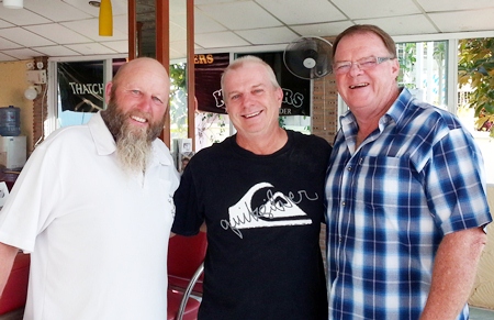 Peter Shuttleworth, Sel Wegner & Chris Dodd.