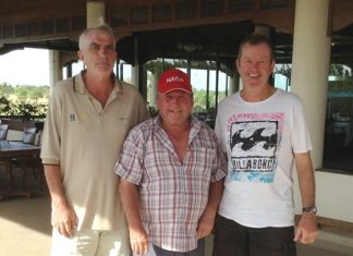 Dick Braimbridge, Gerry Crilly & Kevin Waycott.