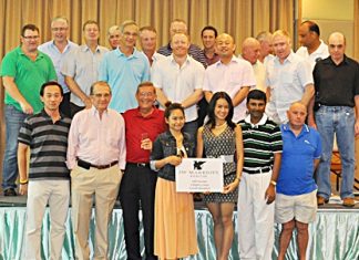 Prize winners and team participants pose for a group photo following the Inaugural AFG Golf Day.