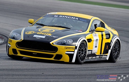 Brand new factory Aston Martin.