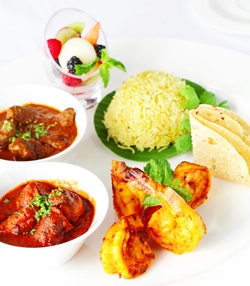 Indian set menus at Oasis Restaurant.