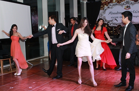 Talented GIS students started the night with a Tango.