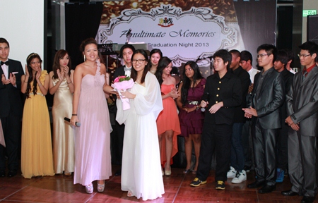 Garden’s IGCSE students celebrate at the Hilton Pattaya.