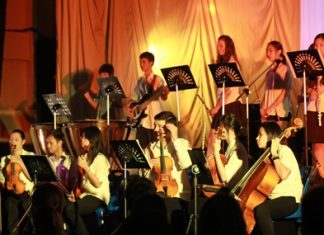 The GIS orchestra at a recent event.