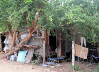 Just one of the houses on site.