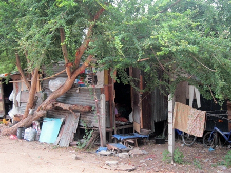 Just one of the houses on site.