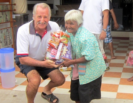 A food package to every family.