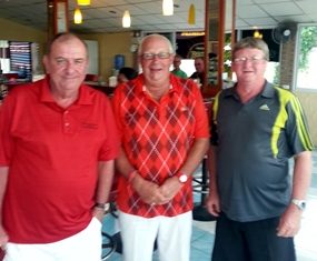 Phil Waite, Greig Ritchie and Wayne Cotterell.