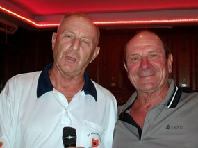 JP Maffray (right) with Colin Davis.