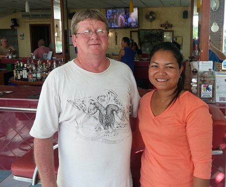 Wayne Cotterell with wife Eng.