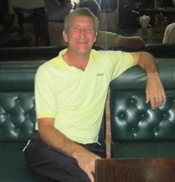 Near pin specialist ‘Skinny’ Newton.