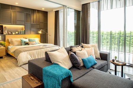 Units at Baan Plai Haad now feature the availability of special Calvin Klein designer furniture packages.