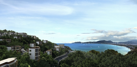 Amari Residences Phuket is situated on a prime coastal site above Patong Bay.