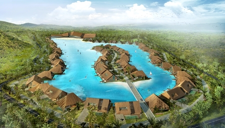 MahaSamutr will feature 90 luxury villas surrounding a 45-rai lagoon pool.