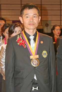 Watcharapol Siwadetchathorn, president of the Lions Club of Pattaya-Taksin 2013-2104.