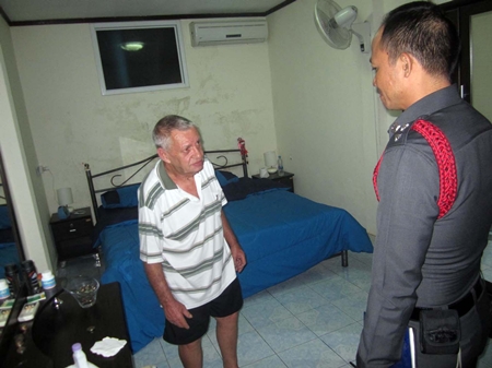 John Robert Cook relates to police details of his harrowing experience.