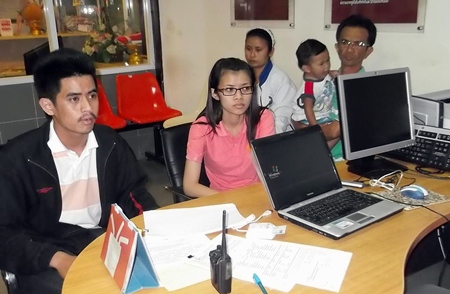 Kaosilp Siksrivichien (left) claims he was brutally mistreated by men claiming to be from the Office of the Narcotics Control Bureau Region 2.