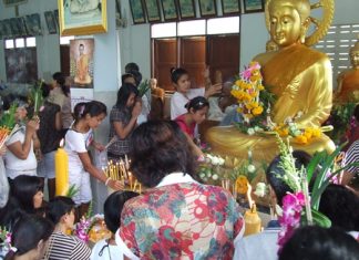 This year, the Buddhist holy days of Asalaha Bucha and Khao Pansaa fall on July 22 & 23. Many activities are planned throughout the city, especially at our temples, and everyone is invited to take part.