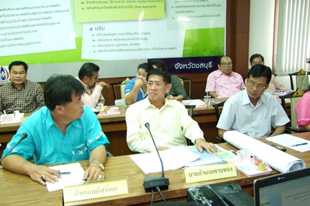 Chonburi officials are planning for the inevitable floods coming in September and October.