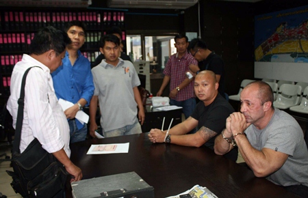Russian Sergey Erokin (right), former Thai Air Force officer Wornwat Asawadechapongthorn and Peruvian Alexander Trujillo have been charged with conspiracy to commit assault, kidnapping, robbery and various drug and weapons charges.