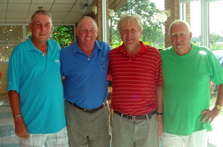 Friday winners (from left): Barry Williams, Bob Philp, Nick Handscombe, and Greig Ritchie.