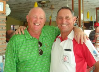 Graham Beaumont with Bill Marsden.