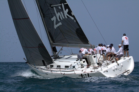 Fujin on course for another win in IRC Racing II.