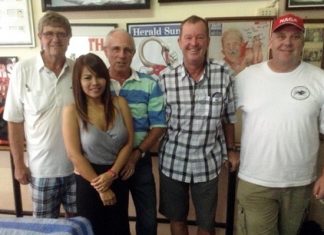 Bent Agerbo, Ken Hole & Partner, Kevin Waycott & Tony Yemm.