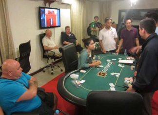 Police raided an illegal poker game in a private house on Pratamnak Road in South Pattaya.