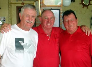 (From left) John Player Bob Philp and Brian Maddox.