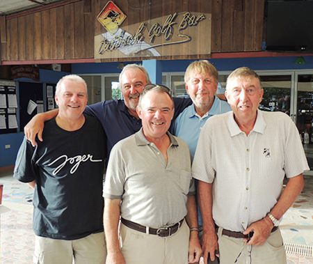 (From left) Sel Wegner, John Lawton, Tom Byrne, Peter LeNoury & Eddie Beilby.