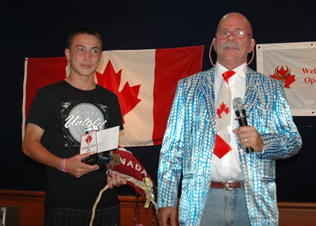 Low Gross Ty Kerr (left).