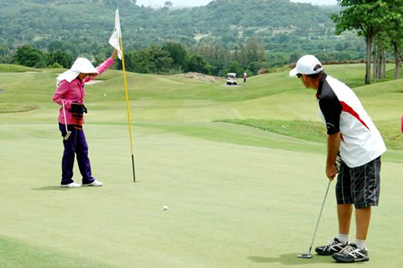 Burapha Golf Club provided a beautiful yet testing challenge to all the golfers.