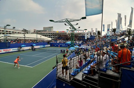 The Dusit Thani Hotel tennis complex will receive a major overhaul ahead of the 2014 PTT Pattaya Open.