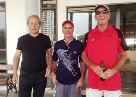 Mike Allidi, Vince Romero & Russell Calcutt.