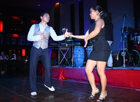 Couples danced the night away to Merengue, bossa nova, samba and more.