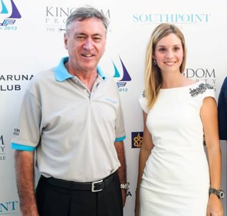 Irina Breslavtseva (right) stands with Kingdom Property CEO Nigel Cornick.