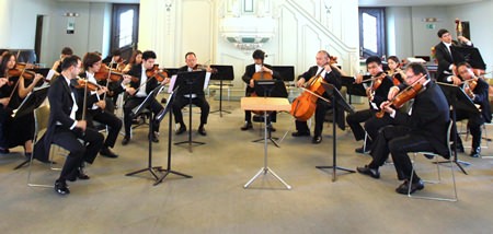 The Silapakorn Summer Music School String Orchestra.