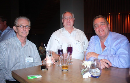 (L to R) Mike Griffis, Andrew McDonell and Kevin Fisher, MD of CEA.