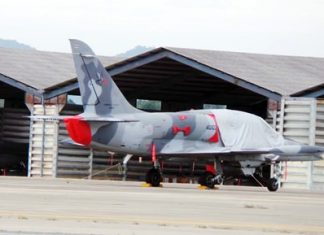 Four weapons specialists were injured during an accident involving ground repair of a L-39ZA/ART training jet at the Royal Thai Air Force base in U-Tapao.