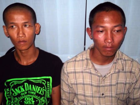 Sakda Bannasan and Weerayuth Thongsukh have been arrested on theft charges.