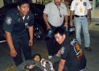 “Joy” went into labor whilst visit her husband, a burglary suspect, at Pattaya jail.