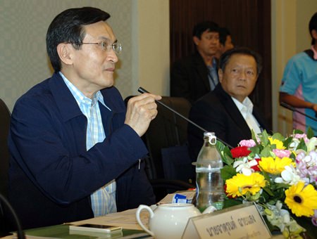 Minister of Education Chaturon Chaisaeng.